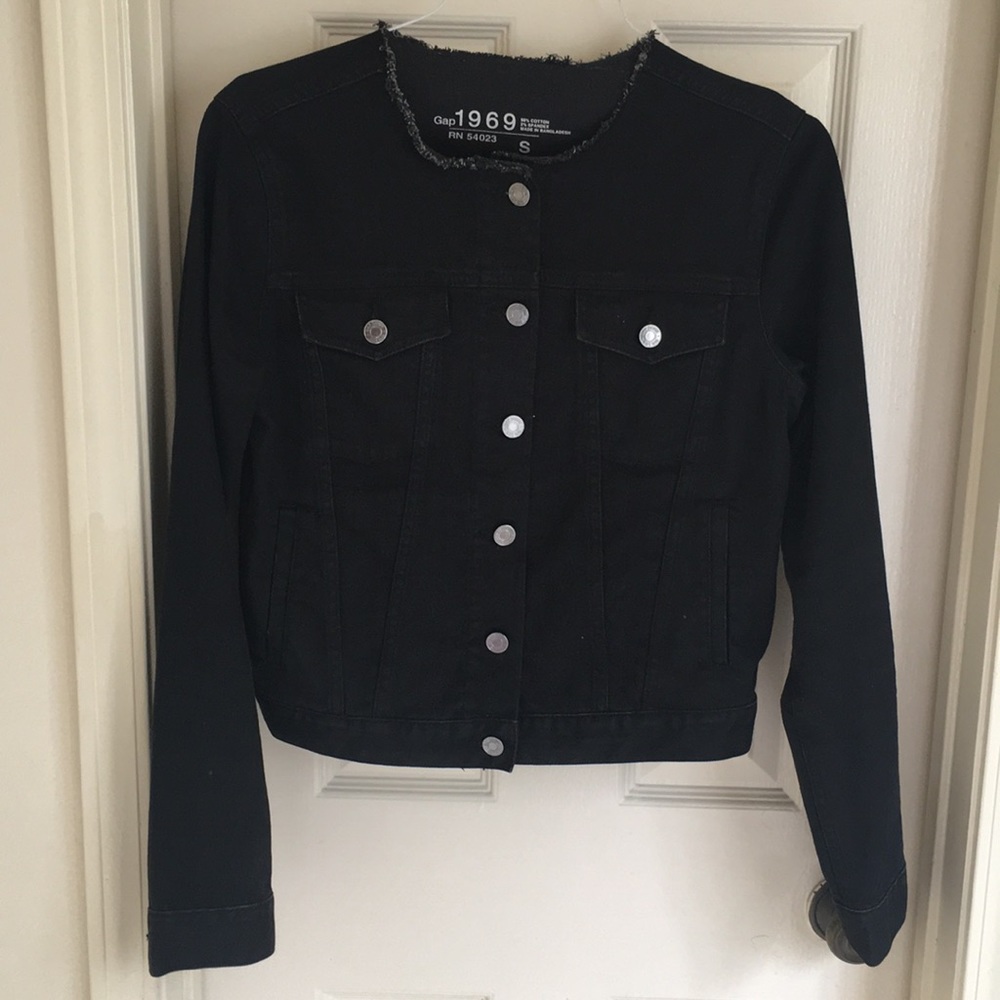 Gap Black Denim Jacket